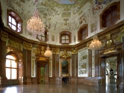Sala de mármol en el Alto Belvedere